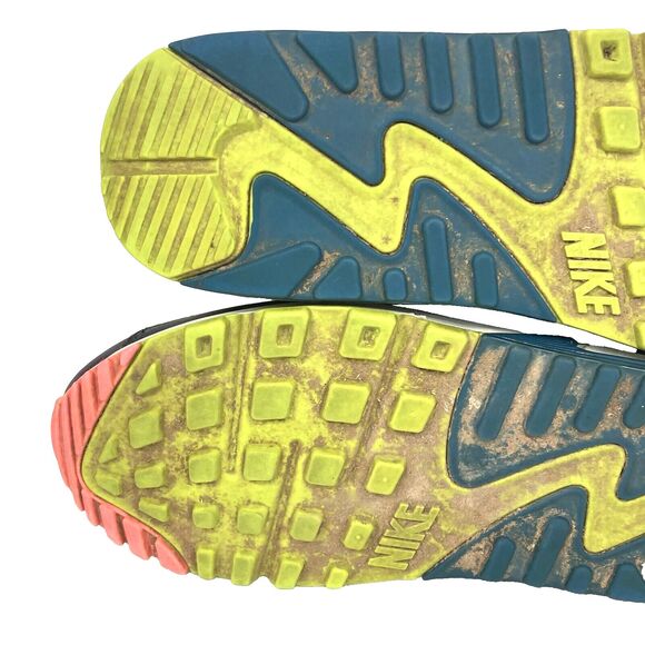 Nike Air Max 90 -Women's Sz 10 -Dark Raisin Cyber -Colorblock Sneaker CV8819-500 - Picture 9 of 12